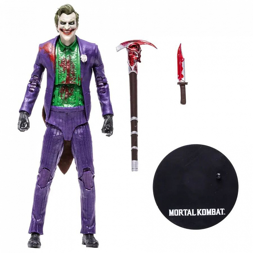 Коллекционная фигурка McFarlane Toys Mortal Kombat Joker Bloody