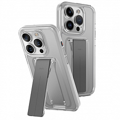 Чехол Uniq Heldro Mount для iPhone 15 Pro Max прозрачный (Clear)