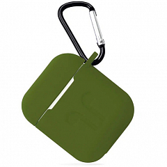 Чехол Guardi Soft Touch Protective Case для Airpods 1/2 хаки