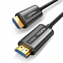 Кабель UGREEN HD132 (50717) HDMI Zinc Alloy Optical Fiber Cable (10 метров) чёрный