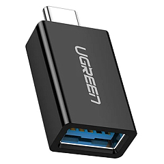 Адаптер UGREEN US173 (20808) USB-C to USB 3.0 A Female Adapter чёрный