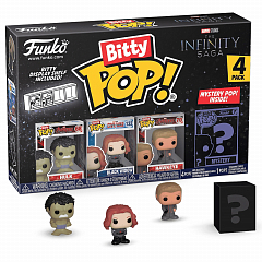 Фигурки Funko Bitty POP! Marvel Infinity Saga S2 Hulk+Black Widow+Hawkeye+Mystery (1 of 4) 4 шт