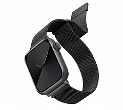 Ремешок Uniq для Apple Watch 45/44/42 Dante сетка графит