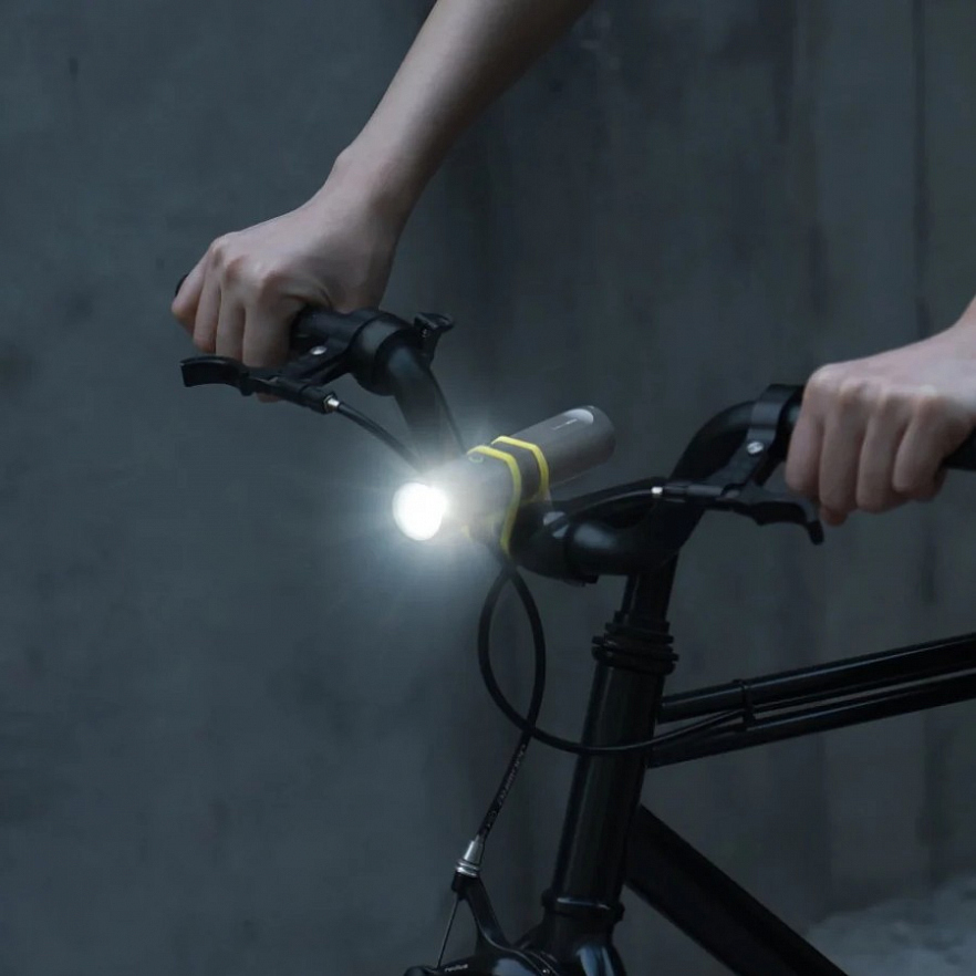Фонарик HOTO Flashlight Fit серый