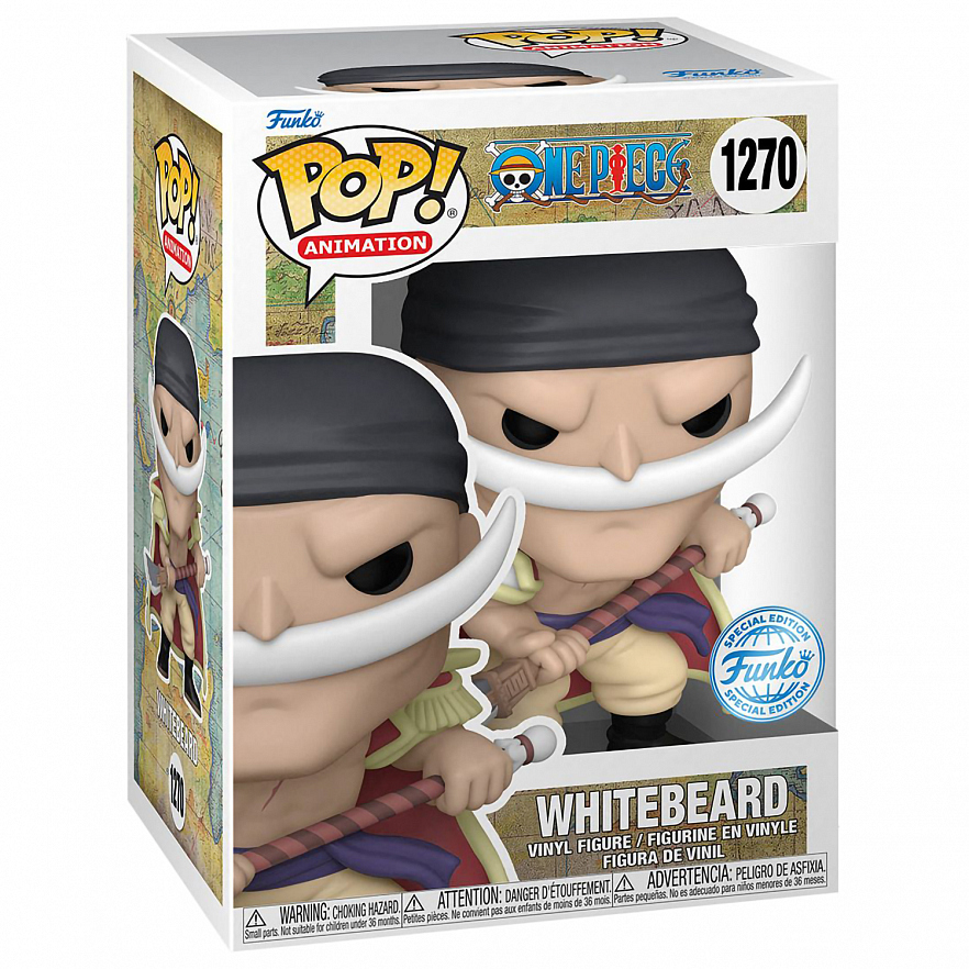 Коллекционная фигурка Funko POP! Animation One Piece Whitebeard w/Chase (Exc) (1270) 62683