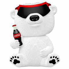 Коллекционная фигурка Funko POP! Ad Icons Coca-Cola 90s Coca-Cola Polar Bear (FL) (Exc) (158) 66347