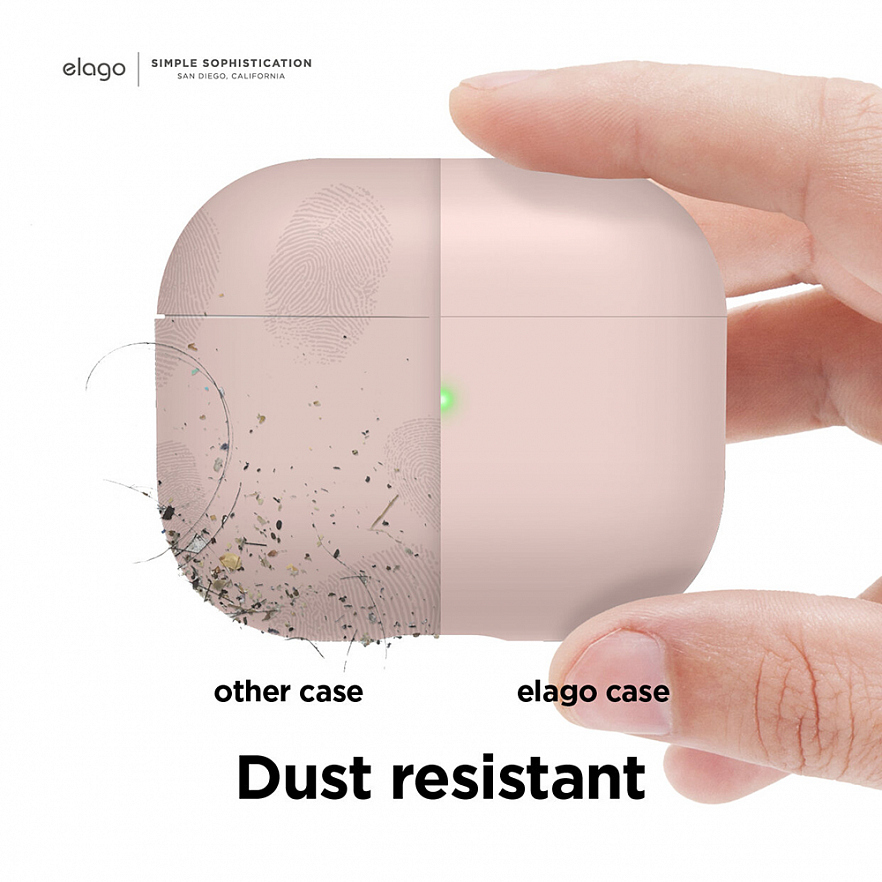 Чехол Elago Liquid Hybrid Basic Case для AirPods 3 розовый (Lovely Pink) 