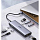 Мульти Хаб Ugreen CM512 3 x USB / Ethernet / HDMI / USB Type-C (15598)