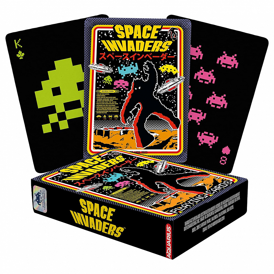 Игральные карты AQUARIUS Space Invaders Playing Cards Космические захватчики