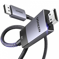 Кабель Ugreen DP115 DisplayPort - HDMI -2 метра