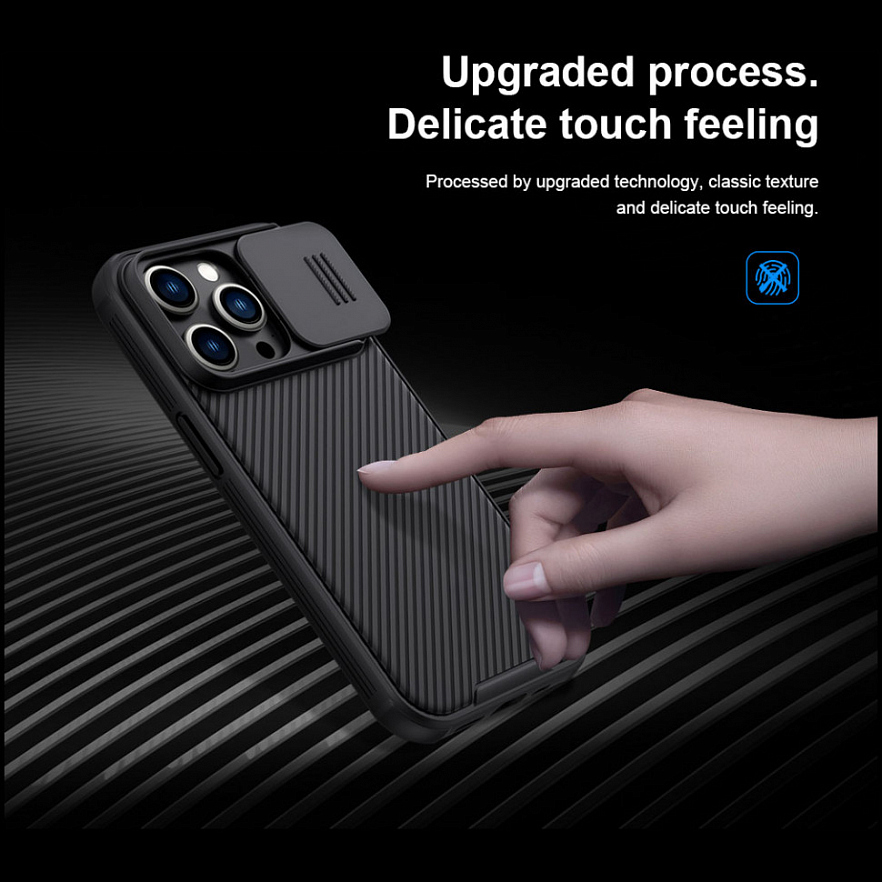 Чехол Nillkin CamShield Pro для iPhone 14 Pro чёрный