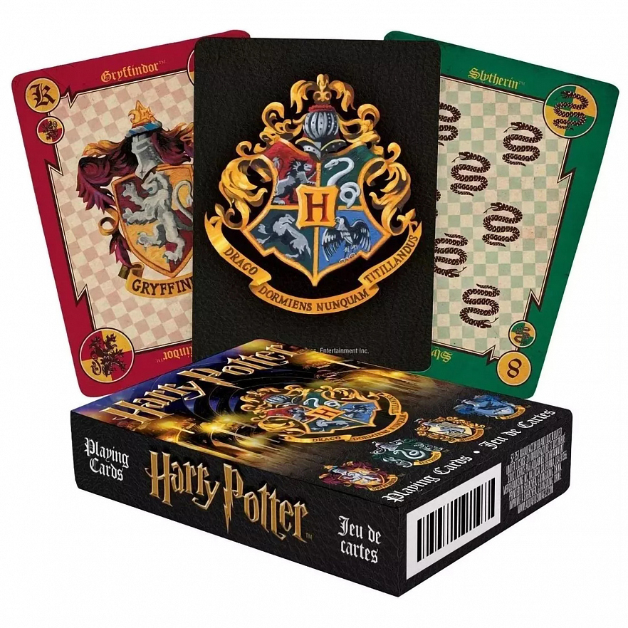 Игральные карты AQUARIUS Harry Potter Crests playing cards Гарри Поттер