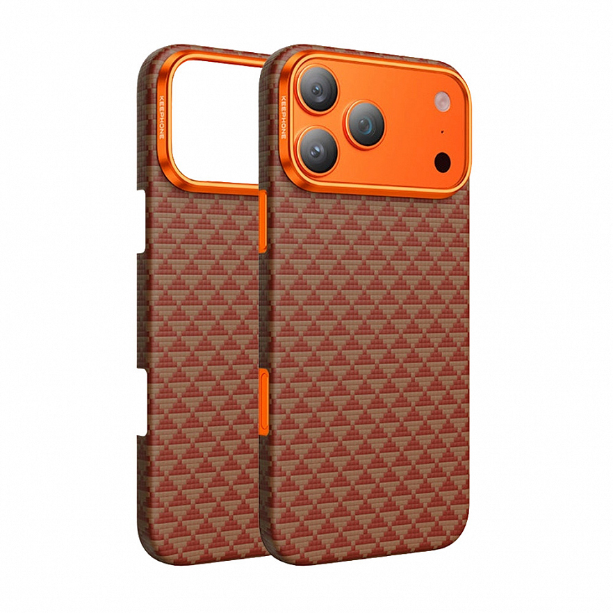 Чехол KEEPHONE Kevlar Paris iPhone 17 Pro с MagSafe красный