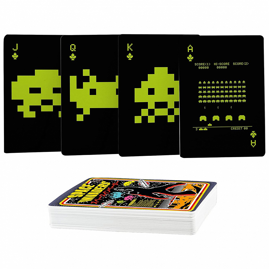 Игральные карты AQUARIUS Space Invaders Playing Cards Космические захватчики