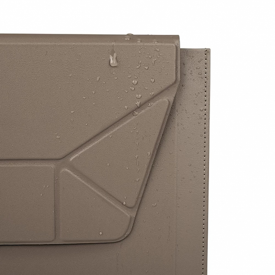 Чехол Uniq Oslo для MacBook Pro 14 (M1/M2, 2021-2023) серый (Stone Grey)