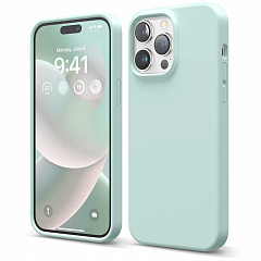 Чехол Elago Soft Silicone Case для iPhone 14 Pro Max мятный (Mint)