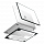 Чехол Uniq Venture Case для Macbook Air 13 (2022 M2) прозрачный с чёрной рамкой (Frost/Grey)