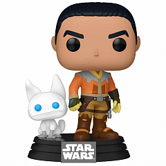 Фигурка Funko POP! Bobble Star Wars Rebels S2 Ezra Bridger w/Loth-Cat (Exc)