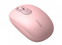 Беспроводная компьютерная мышь UGREEN MU105 (90686) 2.4G Wireless Mouse вишнево-розовая
