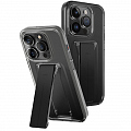 Чехол Uniq Heldro Mount для iPhone 15 Pro Max тёмно-серый (Smoke)
