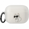 Чехол CG Mobile Karl Lagerfeld TPU with ring NFT Choupette для Airpods Pro 2 (2022) прозрачный (Translucent)