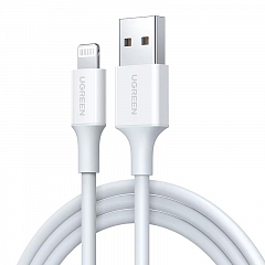 Кабель Ugreen US155 USB-A to Lightning MFI (2 метра) белый (20730) 