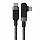 Кабель угловой ACEFAST C5-03 USB-C to USB-C 100W PD aluminum alloy cable серый