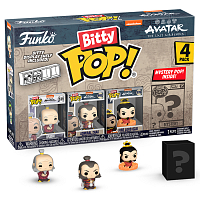 Фигурка Funko Bitty POP! Avatar The Last Airbender Iroh+Admiral+Firelord+Mystery (1 of 4) PK 73058