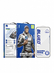 Защитное стекло BlueO 3D Invisible Airbag для iPhone 17 Pro/17/16 Pro черное