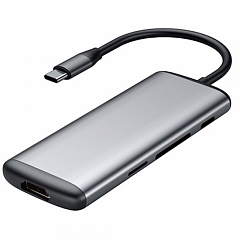 Мульти Хаб Xiaomi HAGiBiS 2 x USB / HDMI / microSD / SD /USB Type-C Adapter серый (UC39-PDMI) 