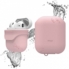 Чехол Elago Waterproof Case для AirPods розовый Lovely Pink