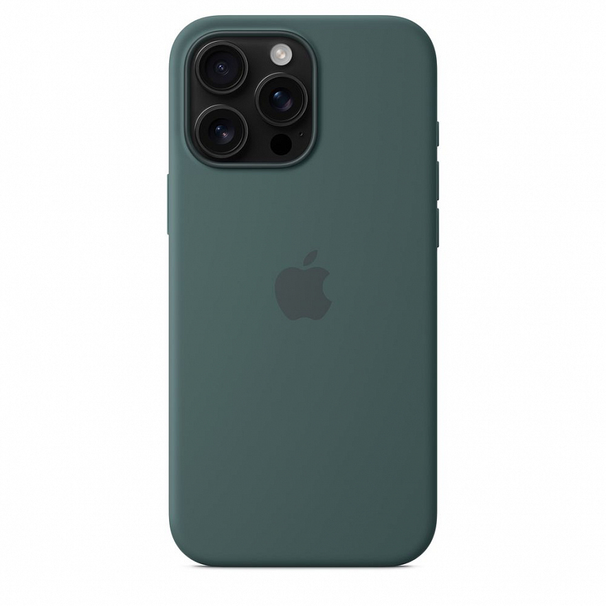 Чехол Apple MagSafe Silicone Case для iPhone 16 Pro Max Зеленое озеро (Lake Green)