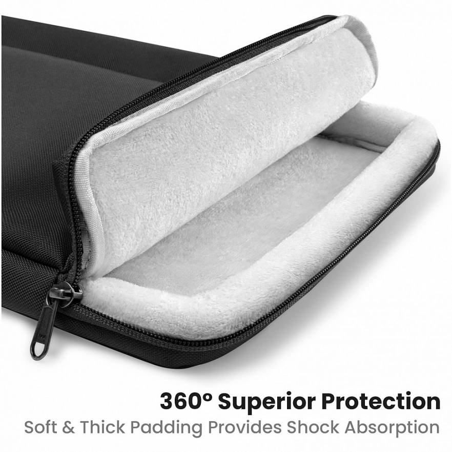 Сумка Tomtoc Defender Laptop Handbag A14 для ноутбуков 16" чёрная (Black)