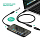 Кабель UGREEN US353 (10387) USB-C/M to USB-C/F Gen2 5A Extension Cable 10Gbps (1 метр) чёрный