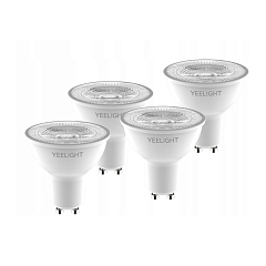 Умная LED лампочка Yeelight  GU10 Smart bulb W1(димируемая) (WiFi) комплект 4 шт