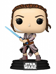 Фигурка Funko POP! Bobble Star Wars Ep 7 TFA Rey (Retro) (Exc) (805)