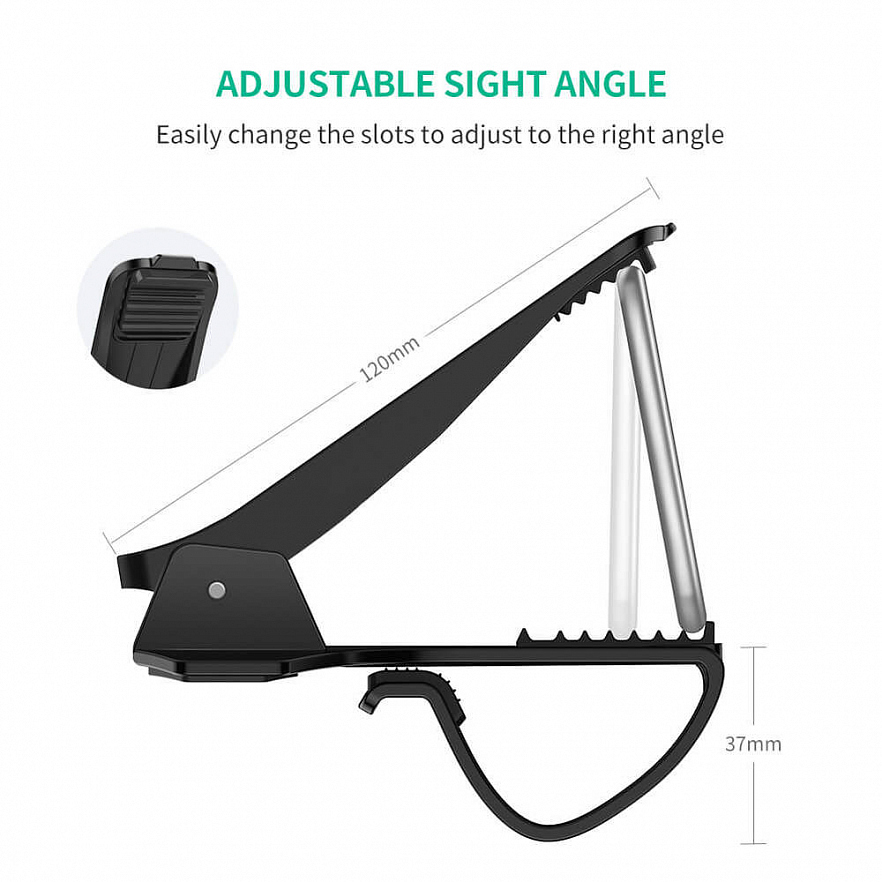 Автомобильный держатель Ugreen LP136 Dashboard Phone Holder (40998) 