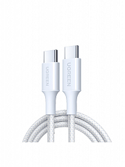 Кабель UGREEN L501 (35218) 60W USB-C 3A - 1м белый