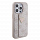 Чехол CG Mobile Guess Grip Stand PU 4G Triangle Diamond Metal Logo для iPhone 15 Pro Max розовый