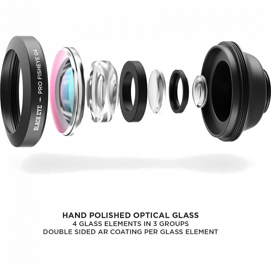 Универсальная линза «Рыбий глаз» Black Eye Pro Series Fisheye G4