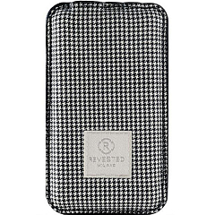 Внешний аккумулятор Revested Power Bank Pied de Poule на 4000 мАч (Houndstooth) серый