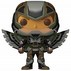 Фигурка Funko POP! Bobble Marvel Captain America BNW Falcon (Retro Comic Deco) (Exc)