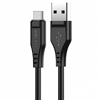 Кабель Acefast C3-04 USB-A to USB-C Charging Data Cable (1,2 метра) чёрный (AF-C3-04-BK)