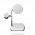 Беспроводное зарядное устройство Zens 4-in-1 MagSafe + Watch Wireless Charging Station белое (ZEDC22W/00)