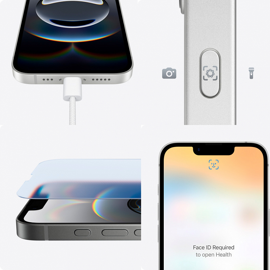 Apple iPhone 16e - 128Gb белый (снежок)