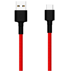 Кабель Xiaomi Mi Braided USB Type-C Cable (1 метр) красный