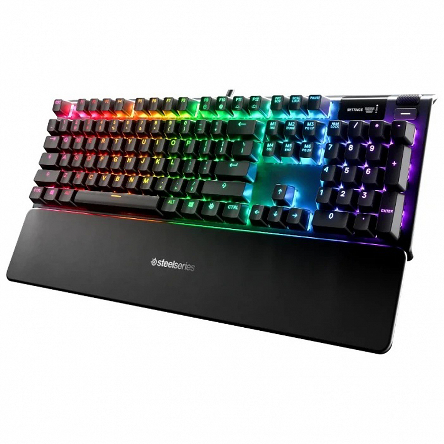 Игровая клавиатура SteelSeries Apex 5 Keyboard RU чёрная