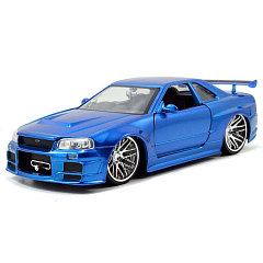 Модель машинки Форсаж (1:24) FF 2002 Nissan Skyline GT-R R34
