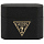 Чехол Guess Saffiano PU Leather Case Metal Logo для AirPods Pro чёрный