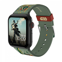 Ремешок MobyFox STAR WARS для Apple Watch (всех размеров) Boba Fett, зелёный (ST-DSY22STW2015) 